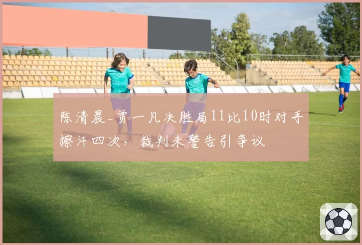 陈清晨_贾一凡决胜局11比10时对手擦汗四次,裁判未警告引争议